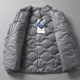 Men's Vintage 90% Duck down Warm Collarless Quilted down Jacket with Separate Compartments, Export Surplus