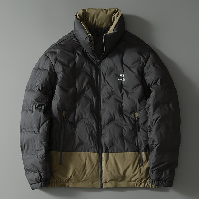 Offline 2000+ Surplus Export Men's High-End Three-In-One Detachable down Liner Hooded Parka Jacket