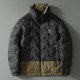 Offline 2000+ Surplus Export Men's High-End Three-In-One Detachable down Liner Hooded Parka Jacket