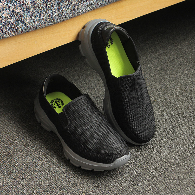 Энергичный обувь 十分给力！黑科技动能传感柱！外贸尾单男士春夏一脚蹬健步懒人鞋 OTHER