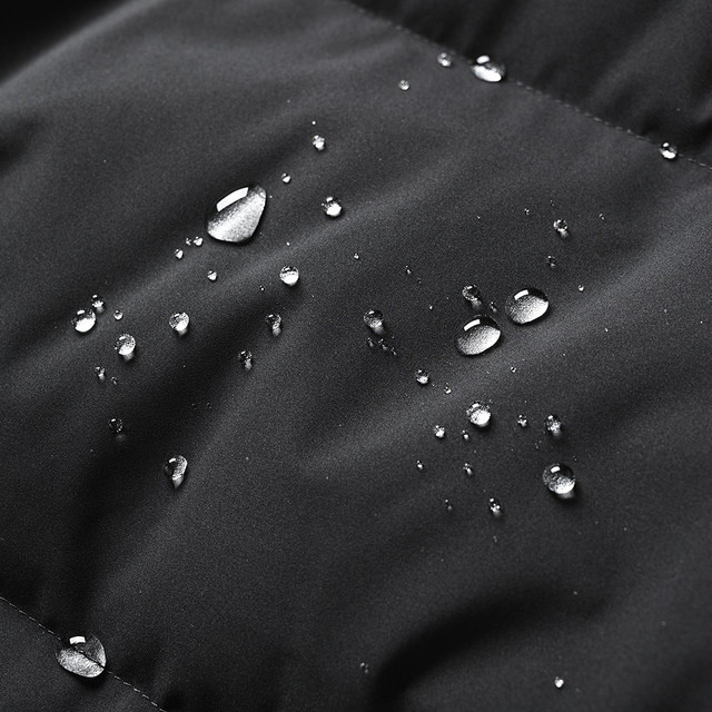 Ice and Snow World Cold-Resistant Export Overstock Autumn and Winter Outdoor Windproof and Water-Repellent Thickened Warm Mid-Length down Jacket for Men