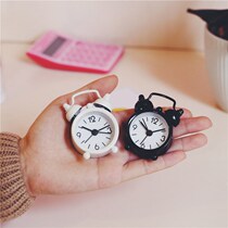 Alarm clock students special small metal cute mini small alarm clock Student brief Dormitory Bedside Mute alarm bells