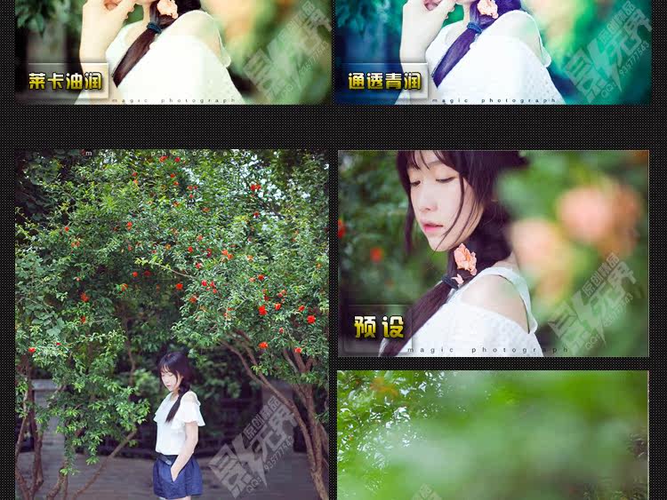 最新工作室专用 韩系 小清新文艺风 Lightroom调色预设 LR预设