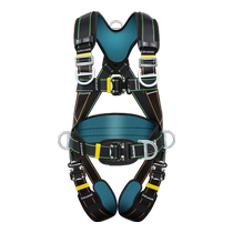 Gorm quick-plug five-point safety belt GD3720 high-altitude working full-body double-hook safety rope set national standard