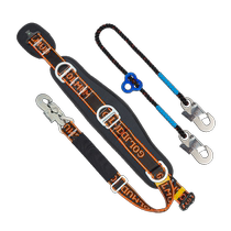 Quick-plug electrician climbing pole safety belt GM3642 high-altitude work pole special single waist belt safety rope belt hook