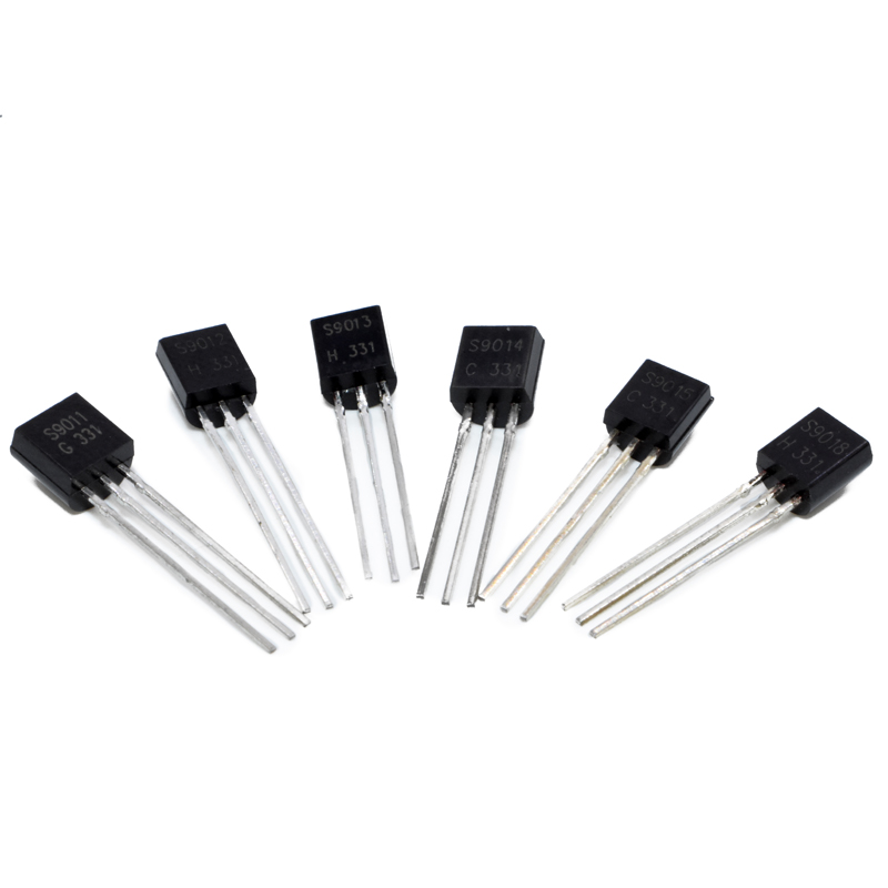 TO-92 Triode S9011 S9012 S9013 S9014 S9015 S9018 S9018 NPN PNP straight plug