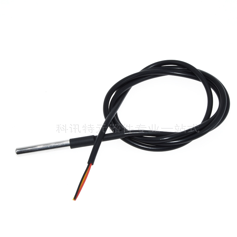 Temperature sensor Stainless steel package Waterproof type DS18b20 temperature monitor 18b20 1 2 m