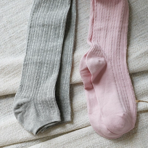 Базовые зимние штаны, сиреневые белые цветные шерстяные колготки, 2019, увеличенная толщина