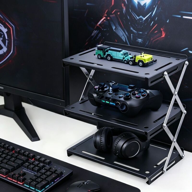 E-Sports Desktop Storage Rack, Multifunctional Folding Table, Convenient Office Organizer, Outdoor Display Rack, Layered E-Sports Desktop Storage Rack, Multifunctional Folding Table, Convenient Office Organizer, Outdoor Display Rack, Layered