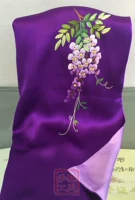 Шелковый шарф ручной работы, китайский стиль, подарок на день рождения, с вышивкой