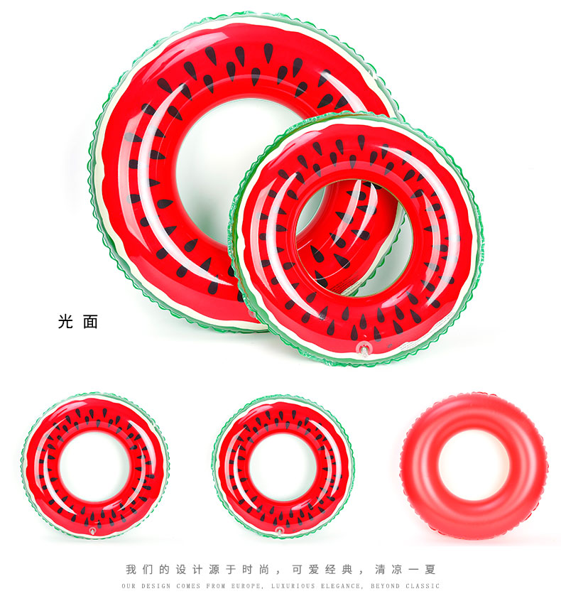 Dày dưa hấu người lớn bơi vòng nam giới và phụ nữ inflatable phao cứu sinh để tăng của trẻ em nách người lớn bơi vòng phao bơi tay
