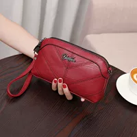 Bluster Red Diagonal Grid (ремешок для рук -ремешок на плече