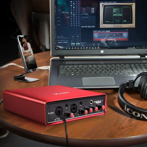 Aiken Icon MobileU Внешний звуковой стол компьютер