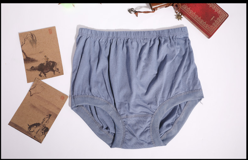 Ông già đồ lót nam ông nội lỏng lẻo quần short cotton cao eo dad ông già ông già quần short thời trang đầu quan lot nu cap cao