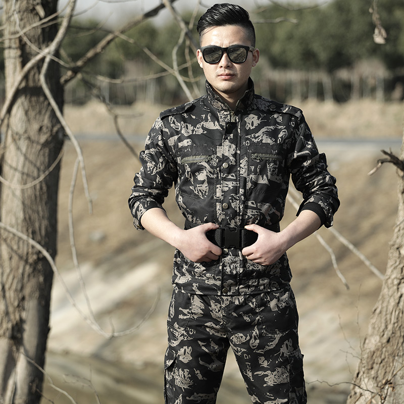 Special forces camouflage suit Men and women military fan student military training clothing Combat training clothing Military fan field uniform autumn