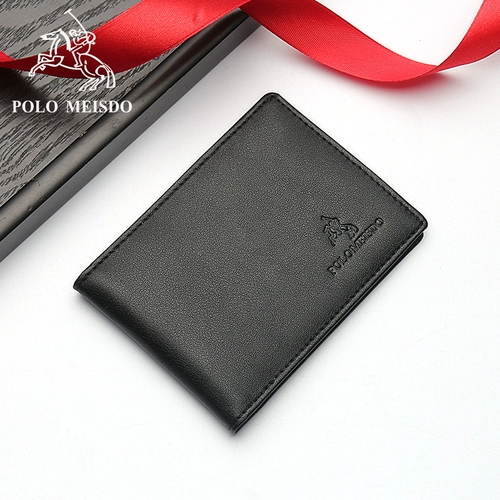 Ультратонкий чехол для водительских прав, картхолдер, из натуральной кожи