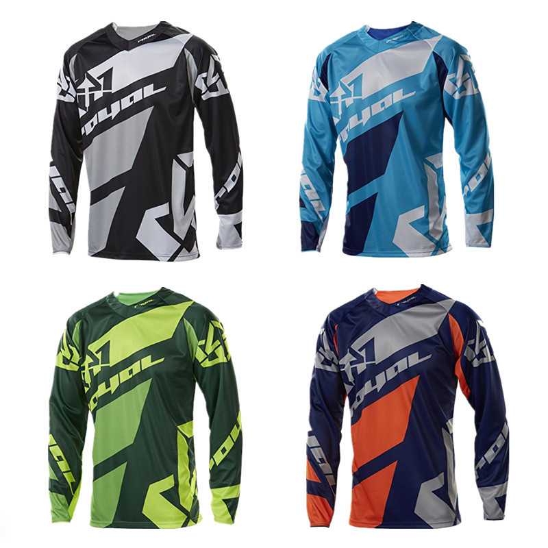 ROYAL new bicycle riding clothes top men's soft tail mountain bike off-road locomotive speed drop clothes breathable clothes