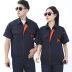 Summer workclothes ngắn tay phù hợp với tùy chỉnh áo khoác nam bảo hộ lao động nhà máy đồng phục xưởng nam lao động quần áo bảo hộ quần áo sửa chữa ô tô 