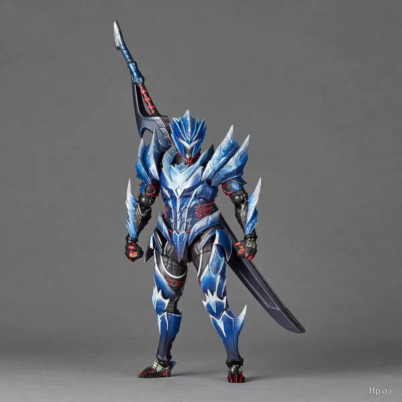Domestic Ko Rotating Wheel Technology Amazing Yamaguchi-Style Game Peripheral Monster Hunter Ice Wolf Action Figure Model