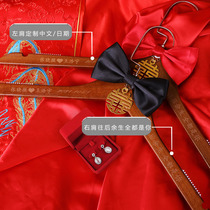 Wedding hangers a pair of custom groom dress bride wedding dress red wooden wedding dress dress stand hanging adhesive hook