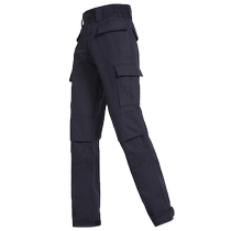 Security training uniform pants summer navy blue mesh training pants men and women special forces tactical duty pants plus fat