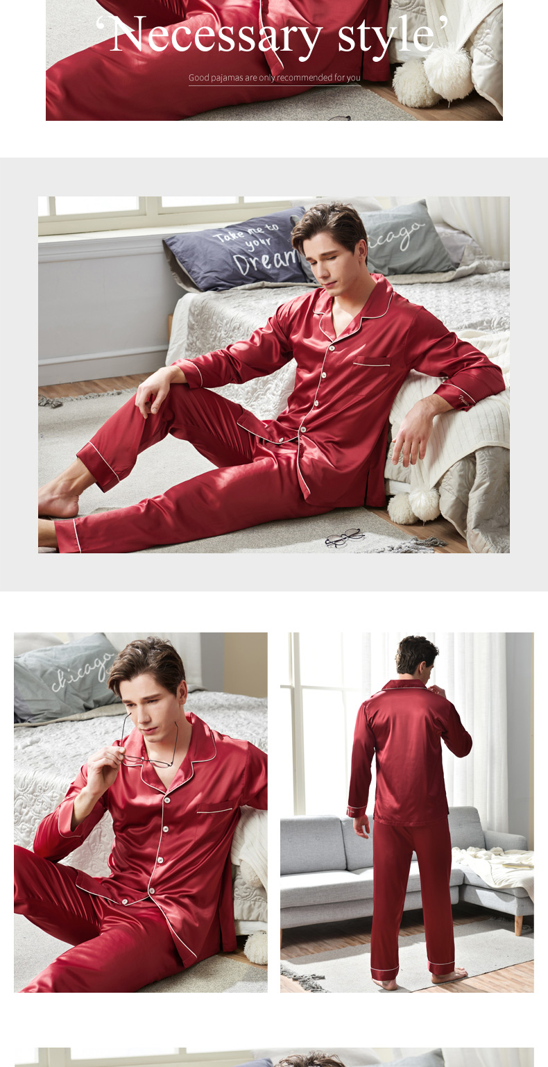 Pyjama pour homme XIFENI  SALUT FANNI en Polyester Polyester  à manches longues - Ref 2988231 Image 21