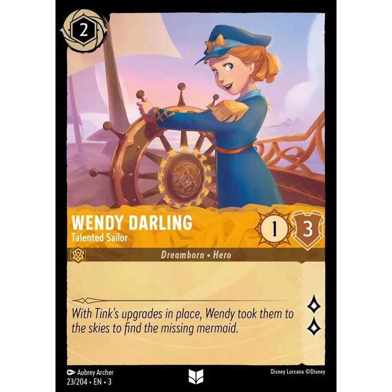 Strawberry Bear Card Wendy - Genius Sailor Simplified Chinese and English Lorcana Disney Lorcana Three Pack