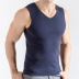 Áo vest nam liền thân ấm áp hai mặt cộng với nhung dày bó sát cơ thể Kiểu áo giữ nhiệt thanh niên mùa đông thủy triều