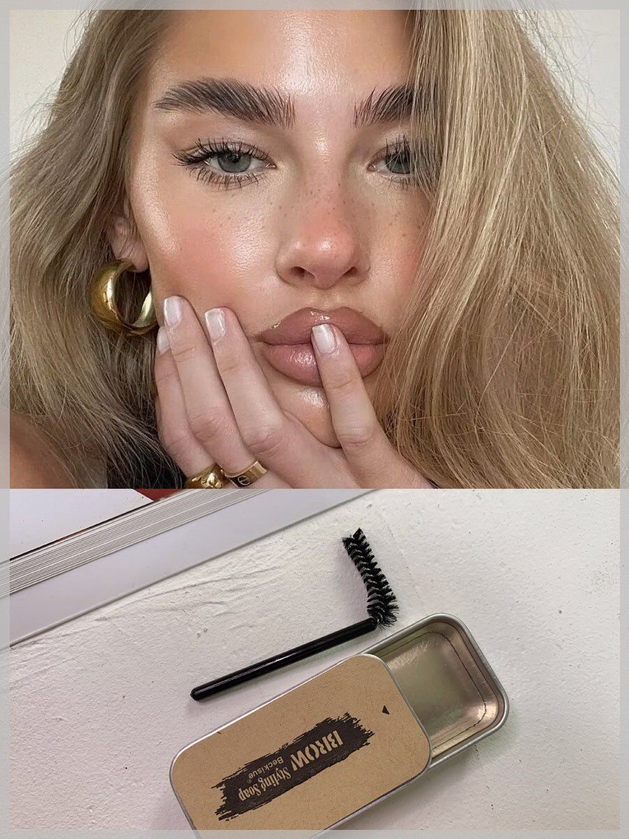 Europe and the United States have wild eyebrow styling cream liquid men and women solid glue soap wax artifact eyebrow soap