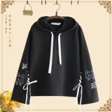 Осенняя толстовка с капюшоном, мультяшный комплект для школьников, подходит для подростков, 12-15 лет