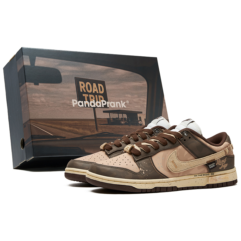 Panda Prank Nike Dunk Panda Prank Road Trip Old School Low-Top Outdoor Casual Sneakers Trendy