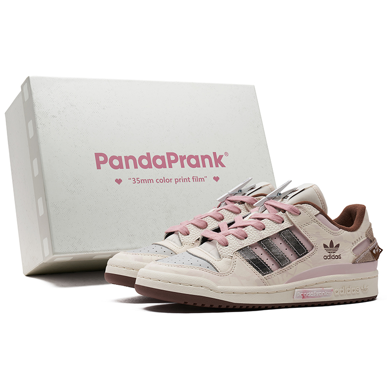 Panda Prank Adidas Originals Forum Film Love Letter Love at First Sight Low-Top Casual Shoes Trendy