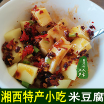 Rice tofu Yuanling specialty Hunan Xiangxi Guizhou snack farmhouse handmade fresh rice tofu cold rice cake cool