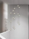 Italian Light Luxury Design Bedroom Bedside Chandelier Children's Room Creative Designer Background Wall Window Small Chandelier