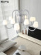 Danish Hay Apollo Chandelier, a Vintage Nordic Designer Chandelier for a Villa's Open-Air Living Room and Dining Room