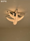 Beautiful Lights Carefully Selected: Nordic Living Room Crescent Ceiling Lamp Designer 2026 New French Vintage Bedroom Study Lamp