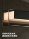 Italian Minimalist Restaurant Chandelier Designer's New Creative Light Luxury High-End Long Strip Glass Island Table Lamp