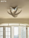 Beautiful Lights Carefully Selected: Nordic Living Room Crescent Ceiling Lamp Designer 2026 New French Vintage Bedroom Study Lamp