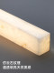 Italian Minimalist Restaurant Chandelier with a High-End Feel, 2026 New Model, Light Luxury Imitation Marble Linear Island Desk Lamp