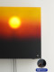 Sunset Wall Lamp, Sunrise and Sunset Entrance Hall Hanging Painting, Ambient Light, Rechargeable, No Wiring, Hand-Pull Adjustable Bedroom Bedside Lamp