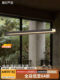 Italian Minimalist Restaurant Chandelier Designer's New Creative Light Luxury High-End Long Strip Glass Island Table Lamp