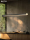 Italian Minimalist Restaurant Chandelier Designer's New Creative Light Luxury High-End Long Strip Glass Island Table Lamp