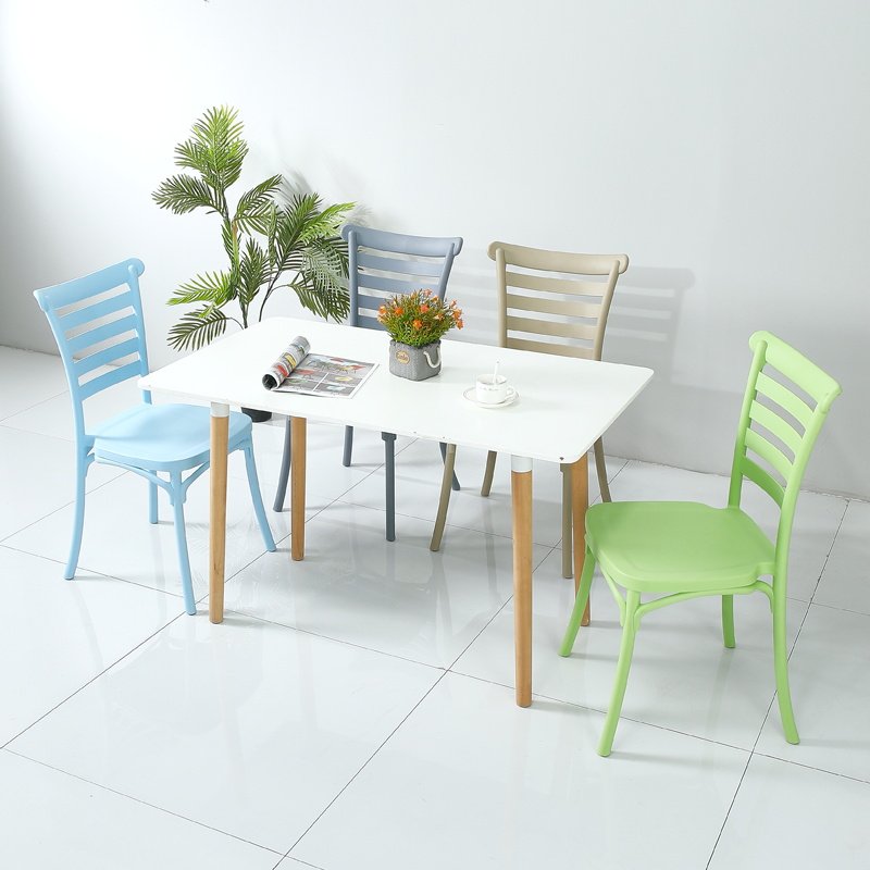 Nordic creative leisure cafe plastic horn chair living room home adult modern minimalist backrest negotiation chair