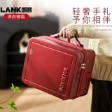 Портативный красный чемодан, милый ящик для хранения, коробка, 14 дюймов, для подружки невесты