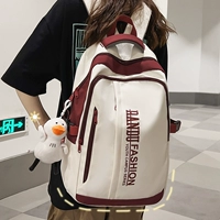 Белый с заправкой из красного пояса подвеска для утки