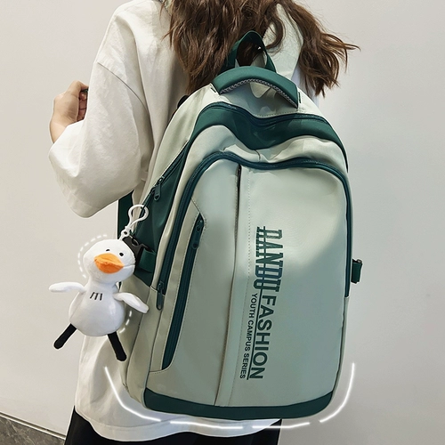 Ранец, сумка через плечо, вместительный и большой рюкзак со сниженной нагрузкой, ноутбук для школьников, в корейском стиле, для средней школы, защита позвоночника