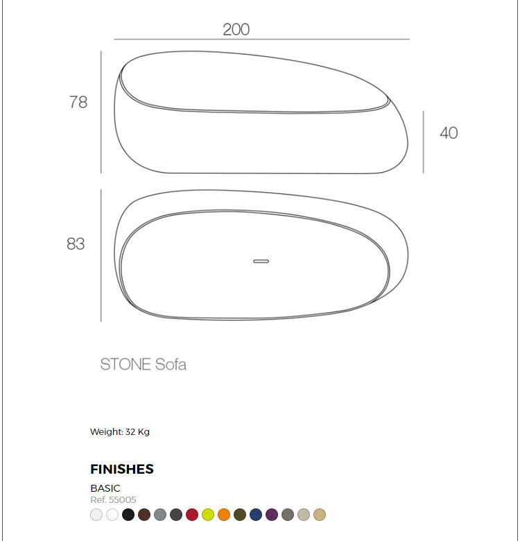 Мягкое кресло 西班牙vondom stone 靠背休闲沙发椅庭院花园户外沙发茶几咖啡桌 Other