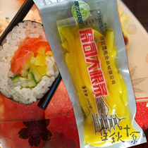 Sushi ingredients Sushi radish strips sweet and sour radish strips big root strips 200g family outfit with big roots