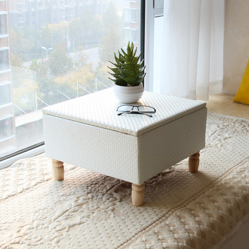 Modern simple bay window table small coffee table tatami floating window table small tea table balcony table mini bedroom Kang table