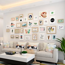 Living Room Wall Decoration Creative Sofa Background Wall Upper Free Nordic Modern Minima Atmospheric Wall Pendant